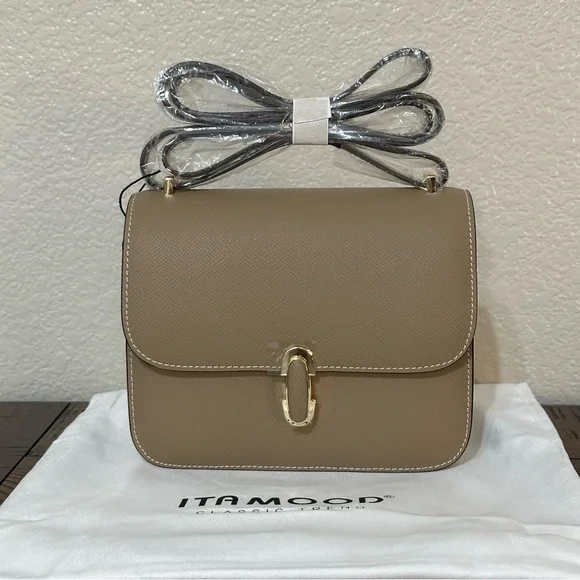 Women Handbag Leather Shoulder Crossbody Bag Small Square Bag - Picture 13 of 15